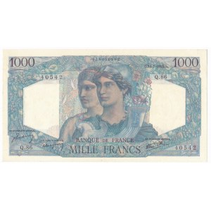 Francja, 1.000 franków 1945