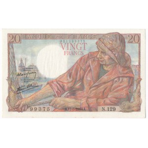 France 20 francs 1944