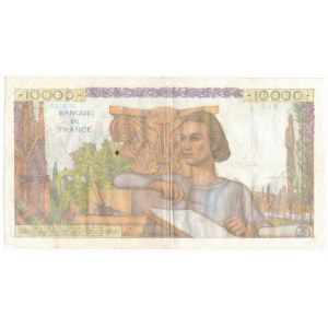Francja, 10.000 franków 1955