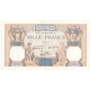 Francja, 1.000 franków 1939