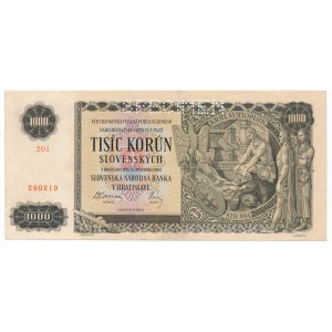 Czechoslovakia, 1.000 korun 1940 SPECIMEN