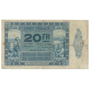 Luxembourg 20 francs 1929