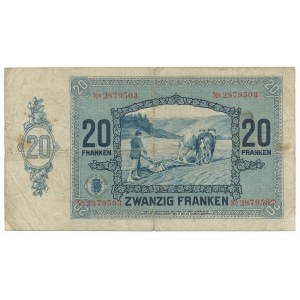 Luksemburg, 20 franków 1929