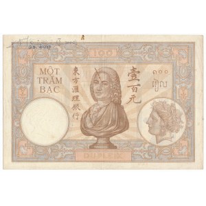 French Indochina - 100 piastres 1936-1939