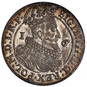 Zygmunt III Waza, Ort Gdańsk 1625 - NGC MS64 - P: - WYŚMIENITY