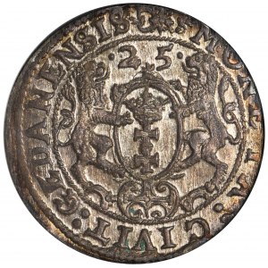 Zygmunt III Waza, Ort Gdańsk 1625 - NGC MS64 - P: - WYŚMIENITY