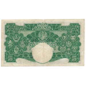 Malaya 5 Dollars 1941