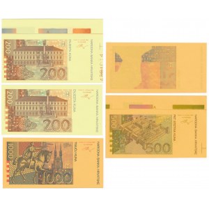 Croatia - Lot containing different proof sheets (9pcs)
