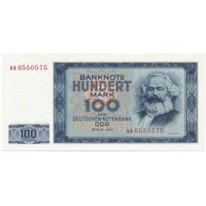 Niemcy, DDR, 100 marek 1985 - AA - 