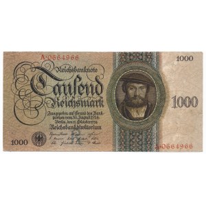 Germany, 1000 mark 1924