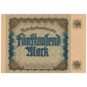 Germany, 5.000 mark 1922