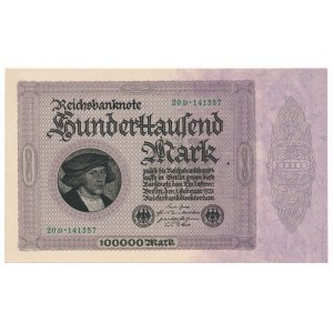 Niemcy, 100.000 marek 1923