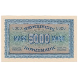 Germany, Bayern - 5.000 mark 1922