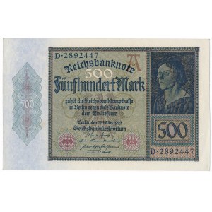 Niemcy, 500 marek 1922