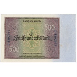 Niemcy, 500 marek 1922