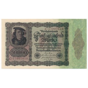 Germany, 50.000 mark 1922