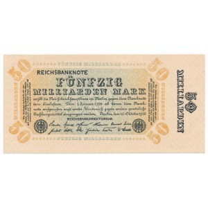 Germany, 50 Milliarden mark 1923