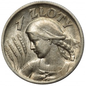 Kobieta i kłosy, 1 złoty 1925