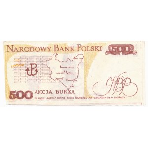 Solidarność, Akcja Burza 500 złotych 1939 - Tadeusz Komorowski