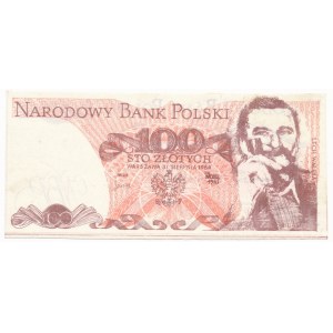 Solidarność, 100 złotych 1984 - Lech Wałęsa