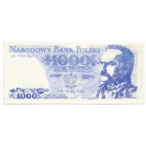 Solidarność, 1.000 złotych 1918 - Józef Piłsudski