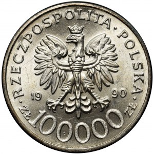 100.000 złotych 1990 Solidarność - TYP C