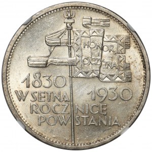 Sztandar, 5 złotych 1930 - NGC MS62