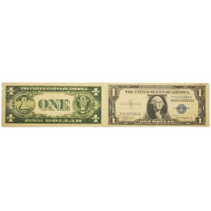 France, 1 dollar bill (1944) - Anti-Semitic mock 1-dollar bill 