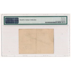 Germany, Buchenwald, 2 Wertmarke (1937-1945) - - PMG 53 David E.Seelye Collection - with overprint SS-Ko. Rottleberode