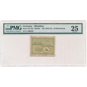 Germany, Mittelbau, 0.10 Reichsmark (1943-45) - PMG 25