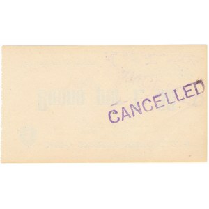 Italy, POW Camp P.G.91 - 50 lire ND CANCELLED