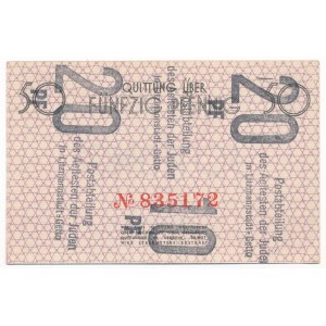 50 Pfennig 1940 with overprint 20/10/20