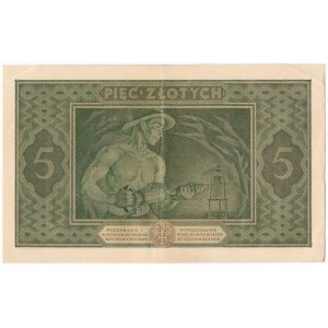 5 złotych 1926 - B - PIĘKNY 