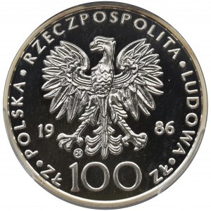 Jan Paweł II, 100 złotych 1986 - PCGS MS69 