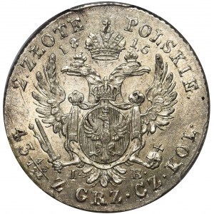 Królestwo Polskie, 2 złote Warszawa 1816 IB - PCGS AU58