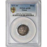 15 kopiejek = 1 złoty Petersburg 1832 - PCGS AU55 - rzadki rocznik