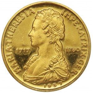 Austria, Medal Aureus Magnus, Maria Theresia, 1 dukat 1957