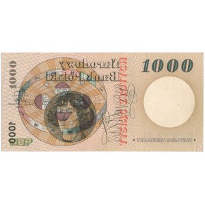 1.000 złotych 1965 - N - DESTRUKT