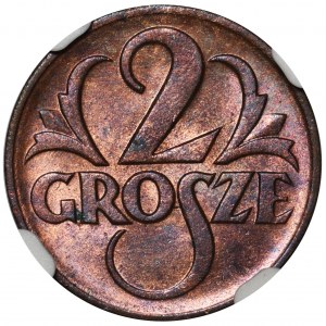 2 grosze 1925 - NGC MS64 RB