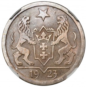 Wolne Miasto Gdańsk, 2 guldeny 1923 - NGC PF65 - stempel lustrzany
