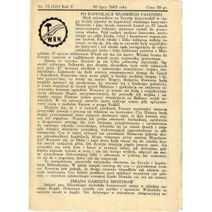 WRN [Freedom Equality Independence]. R.5 (1943). No. 15 (121) (July 30)
