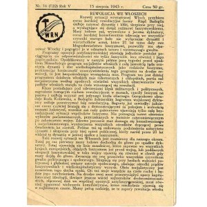WRN [Freedom Equality Independence]. R.5 (1943). No. 16 (122) (August 13)