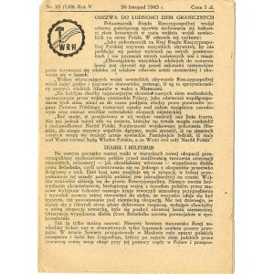 WRN [Freedom Equality Independence]. R.5 (1943). No. 23 (129) (November 26)