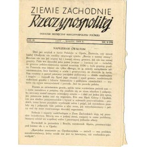 Western Lands of the Republic. R.3 (1944). No. 2 (10) (February-March 1944)