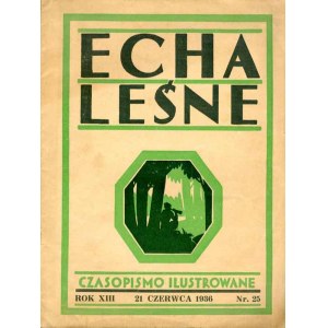 Echa Leśne. R.13 (1936). Nr 25 (21 czerwca 1936) rubryka: Echa Łowieckie