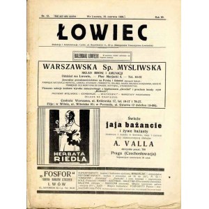 Łowiec. R.50 (1928). Nr 12 (16 czerwca 1928)