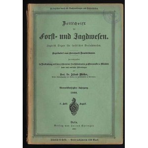 Zeitschrift für Forst- und Jagdwesen. R.54 (1922). H.8