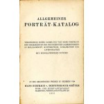 Allgemeiner Porträt-Katalog. Verzeichnis einer Sammlung von 30000 Porträts. Part 1, 1931