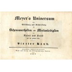 Meyer's Universum oder Abbildung... B.4 1837 46 stalorytów, brak 1 tablicy