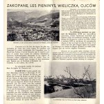 Cracovie. Pologne. Tatry. Pieniny, folder turystyczny 1939, projekt Stefan Osiecki